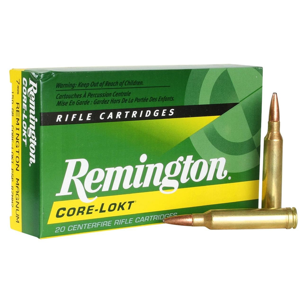 7mm Rem Mag Ammo - Remington Ammo Core-Lokt Pointed SP Remington Core-Lokt Pointed SP Ammo