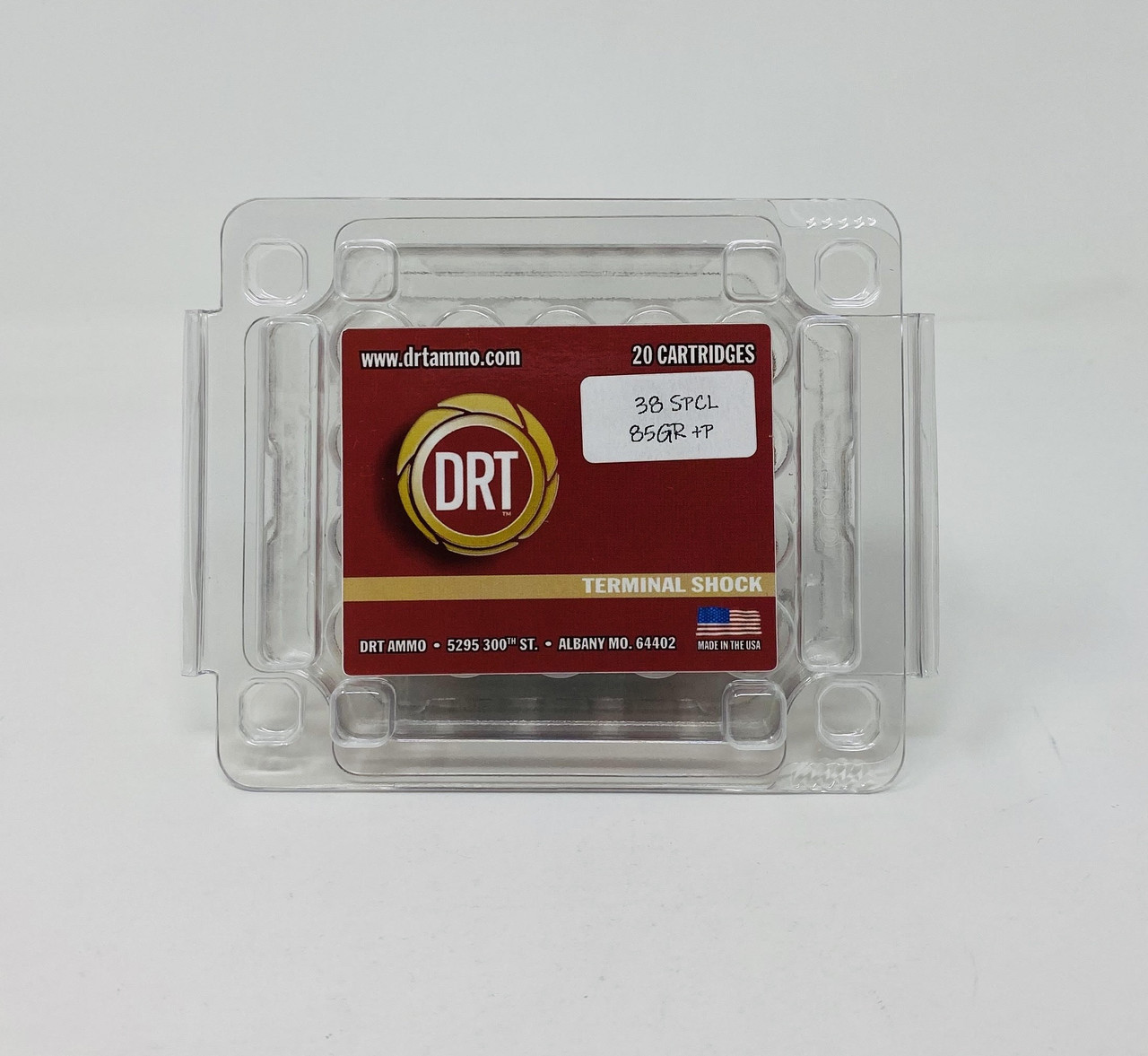 38 Special Ammo - DRT Ammo Terminal Shock HP +P DRT Terminal Shock HP +P Ammo