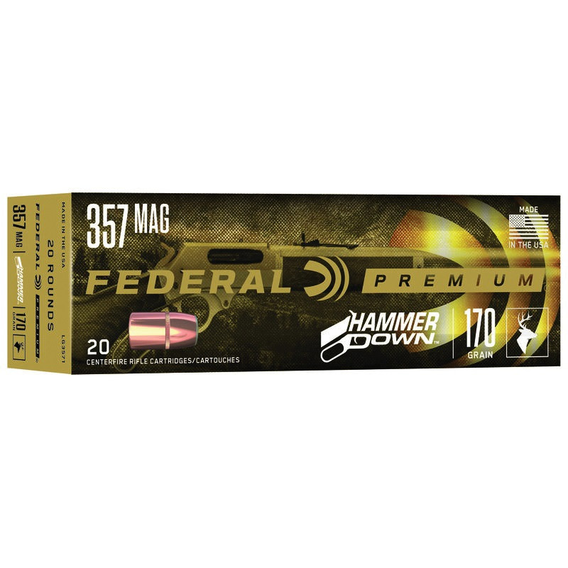 357 Mag Ammo - Federal Premium Ammo Hammer Down HP Federal Premium Hammer Down HP Ammo