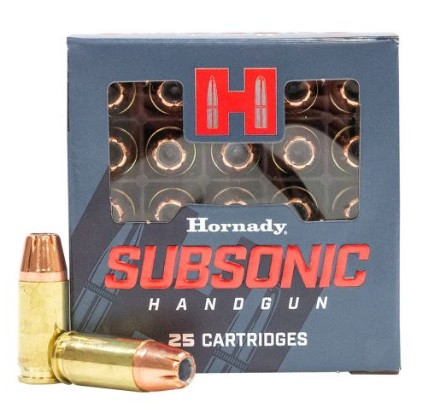 9mm Ammo - Hornady Luger Ammo Subsonic XTP HP Hornady Luger Subsonic XTP HP Ammo