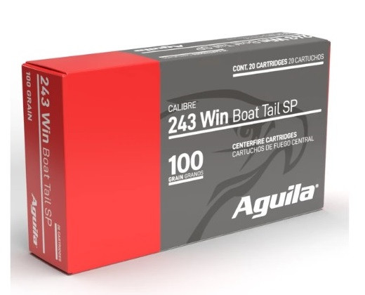 243 Win Ammo - Aguila Ammo InterLock Boat Tail SP Aguila InterLock Boat Tail SP Ammo