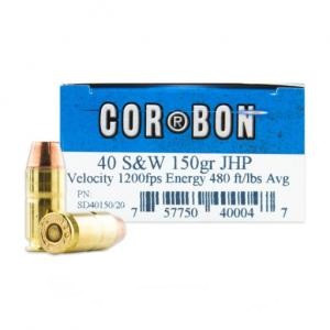 40 S&W Ammo - Corbon Ammo JHP Corbon JHP Ammo