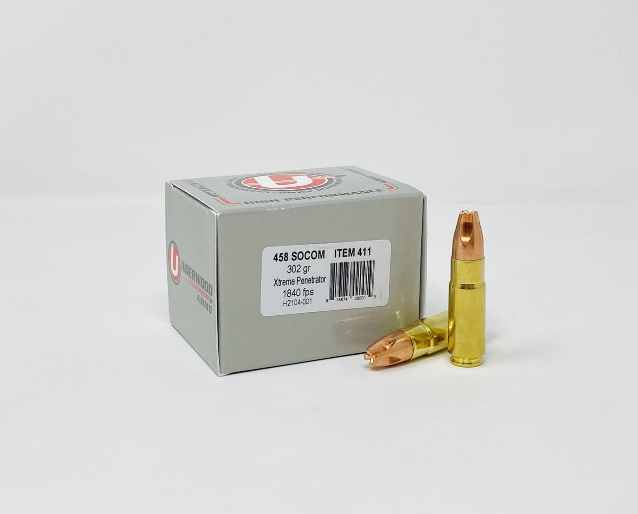 458 SOCOM Ammo - Underwood Ammo Xtreme Penetrator Underwood Xtreme Penetrator Ammo