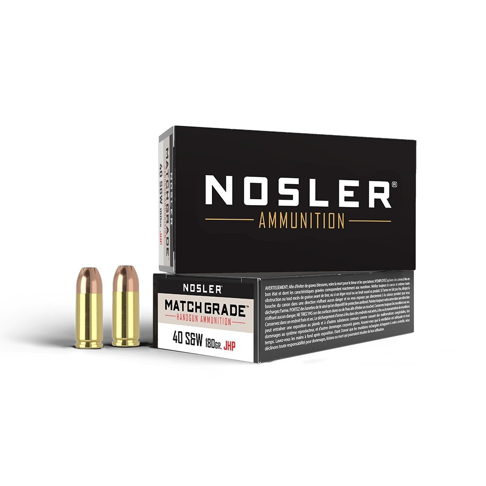 Nosler Match Grade HP JHP Ammo