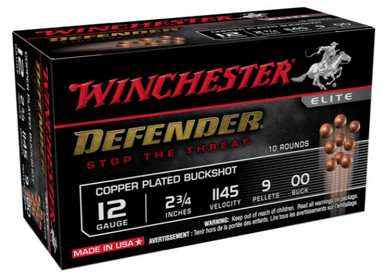 Winchester Elite Defender 12 Gauge Ammunition WSB1200PD 2-3/4