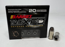 Barnes 380 Auto Ammunition B21552 80 Grain TAC-XPD Hollow Point 20 Rounds