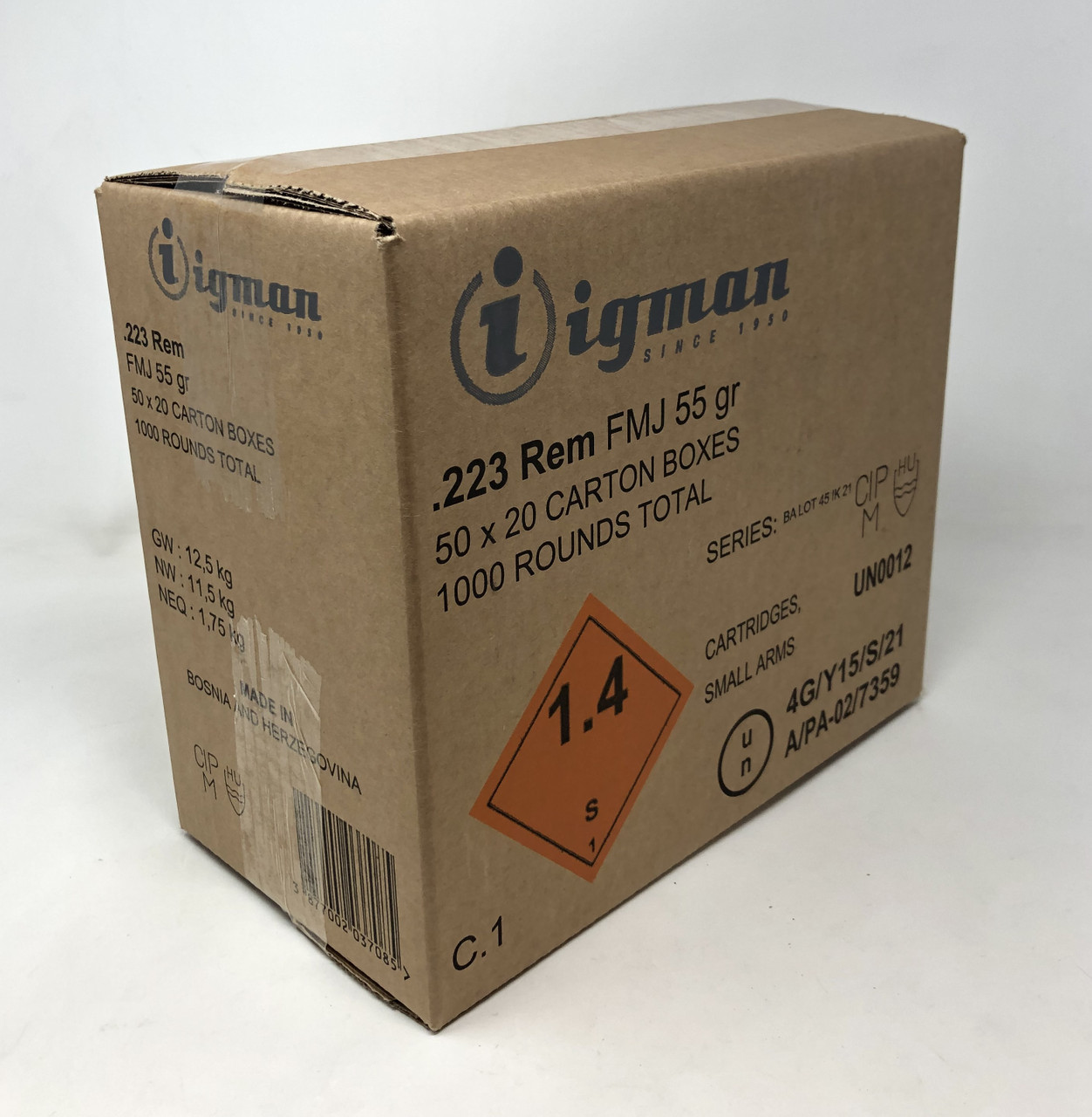 Bulk Igman Of FMJ Ammo