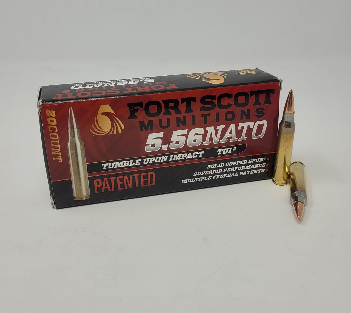 Fort Scott Munitions Copper Spun FMJ Ammo