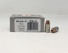 Underwood 380 Auto +P Ammunition 90 Grain XTP Jacketed Hollow Point UW141 20 Rounds