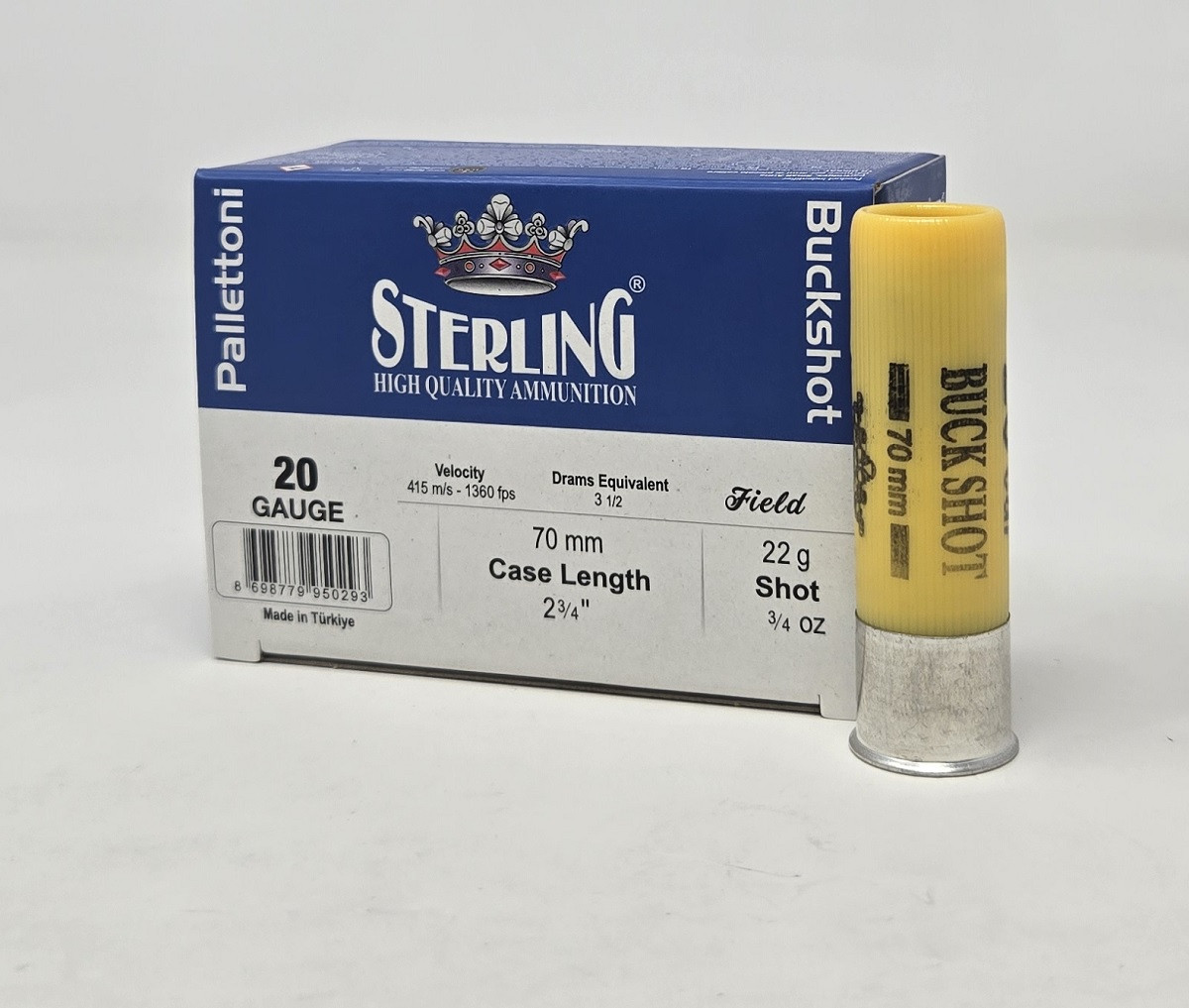 Sterling STRLG20BUCK Buck 3/4oz Ammo
