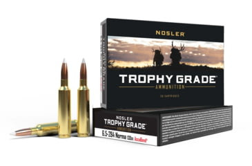 6.5-284 Norma Ammo - Nosler Trophy Grade Ammo Accubond Tip Nosler Trophy Grade Accubond Tip Ammo