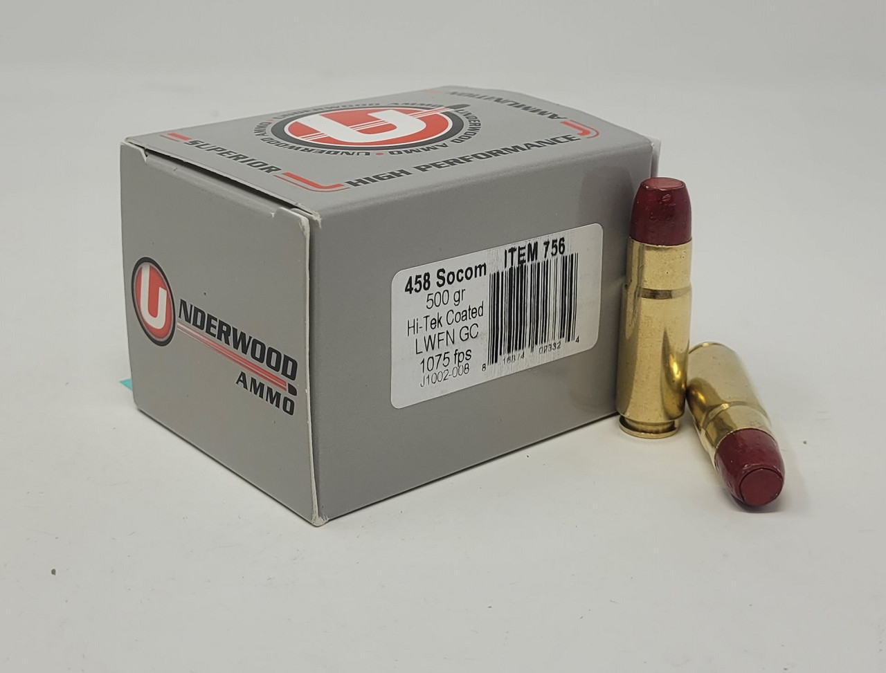 Underwood Coated Hard Cast Flat Nose Gas Check Ammo