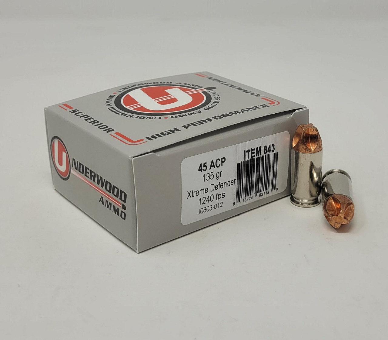 45 ACP/Auto Ammo - Underwood Ammo Xtreme Defender Underwood Xtreme Defender Ammo