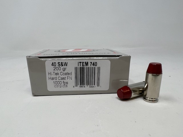 Underwood Hi-Tek Coated Hard Cast Flat Nose Ammo