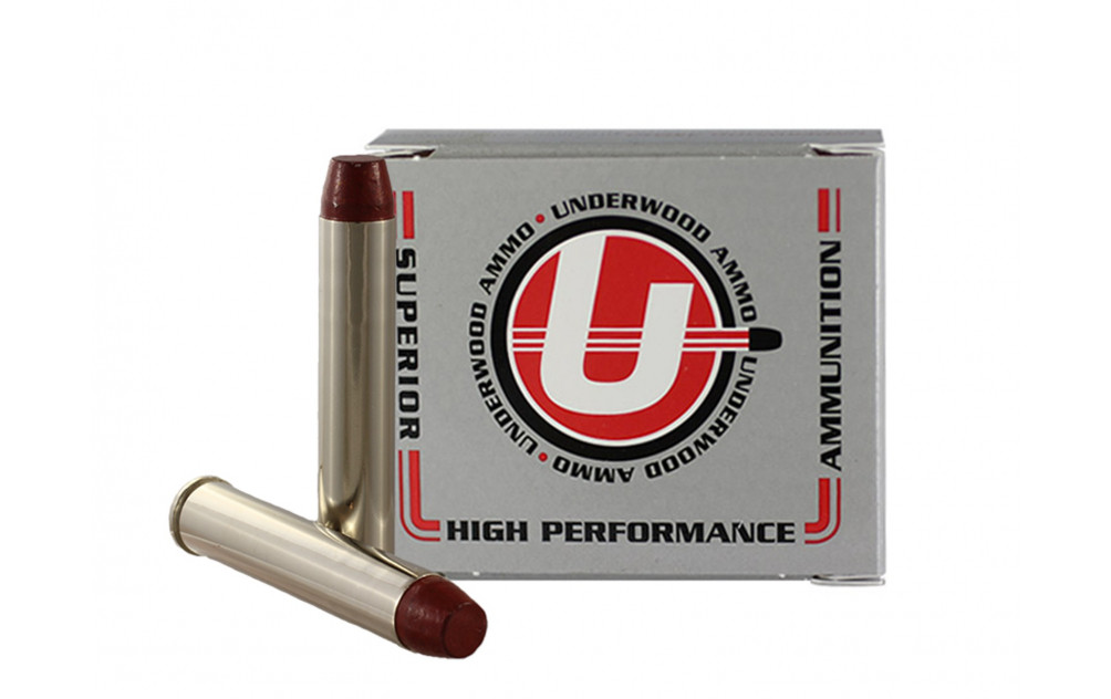 Underwood Hard Cast Lead Flat Nose Gas Check Ammo