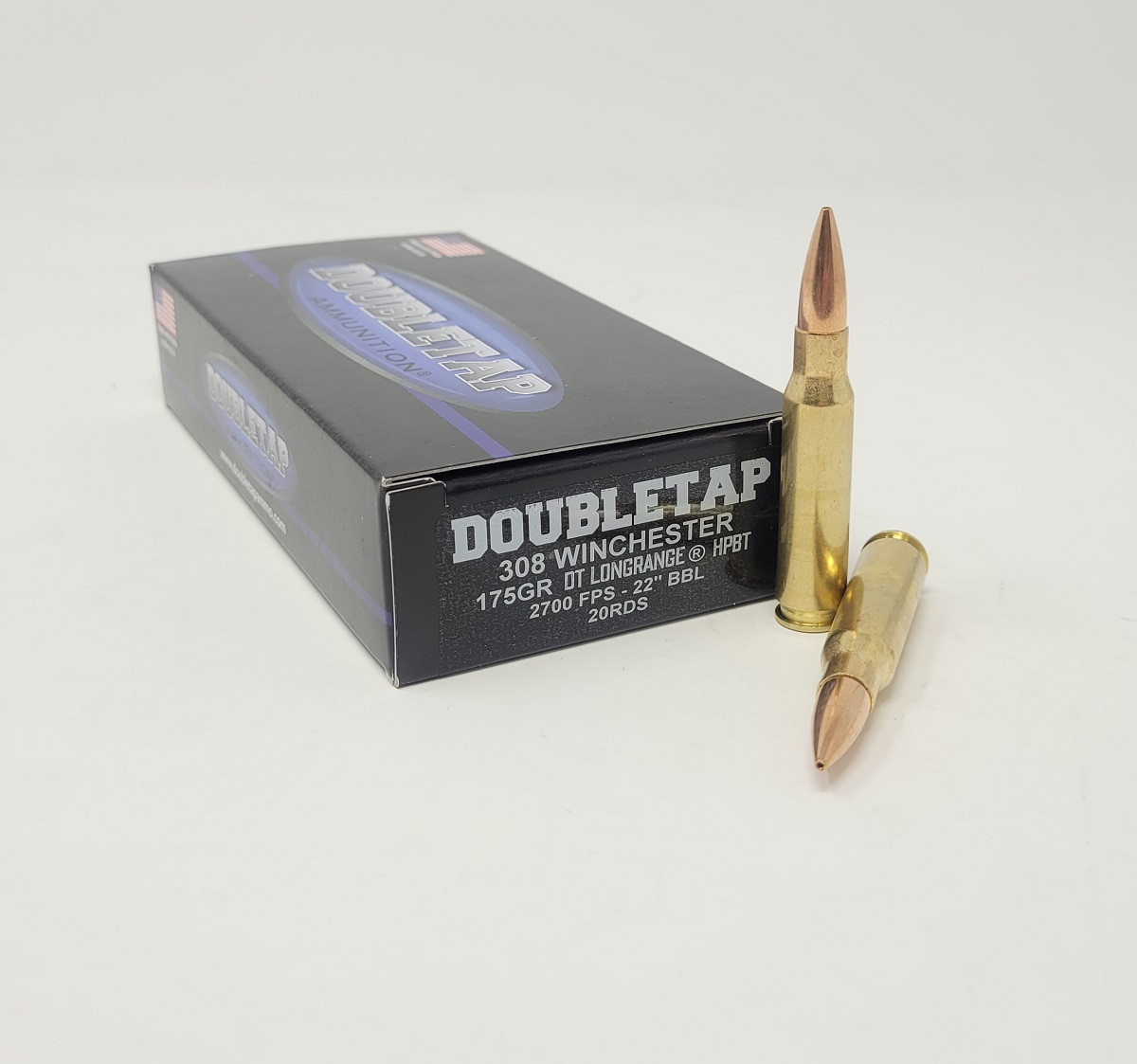308/7.62x51mm Ammo - DoubleTap Ammo Boat Tail HP DoubleTap Boat Tail HP Ammo