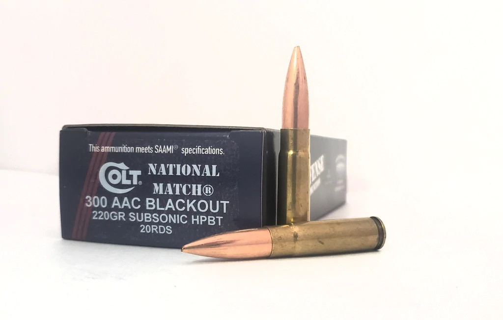 DoubleTap Colt Defense Subsonic Boat Tail HP Ammo