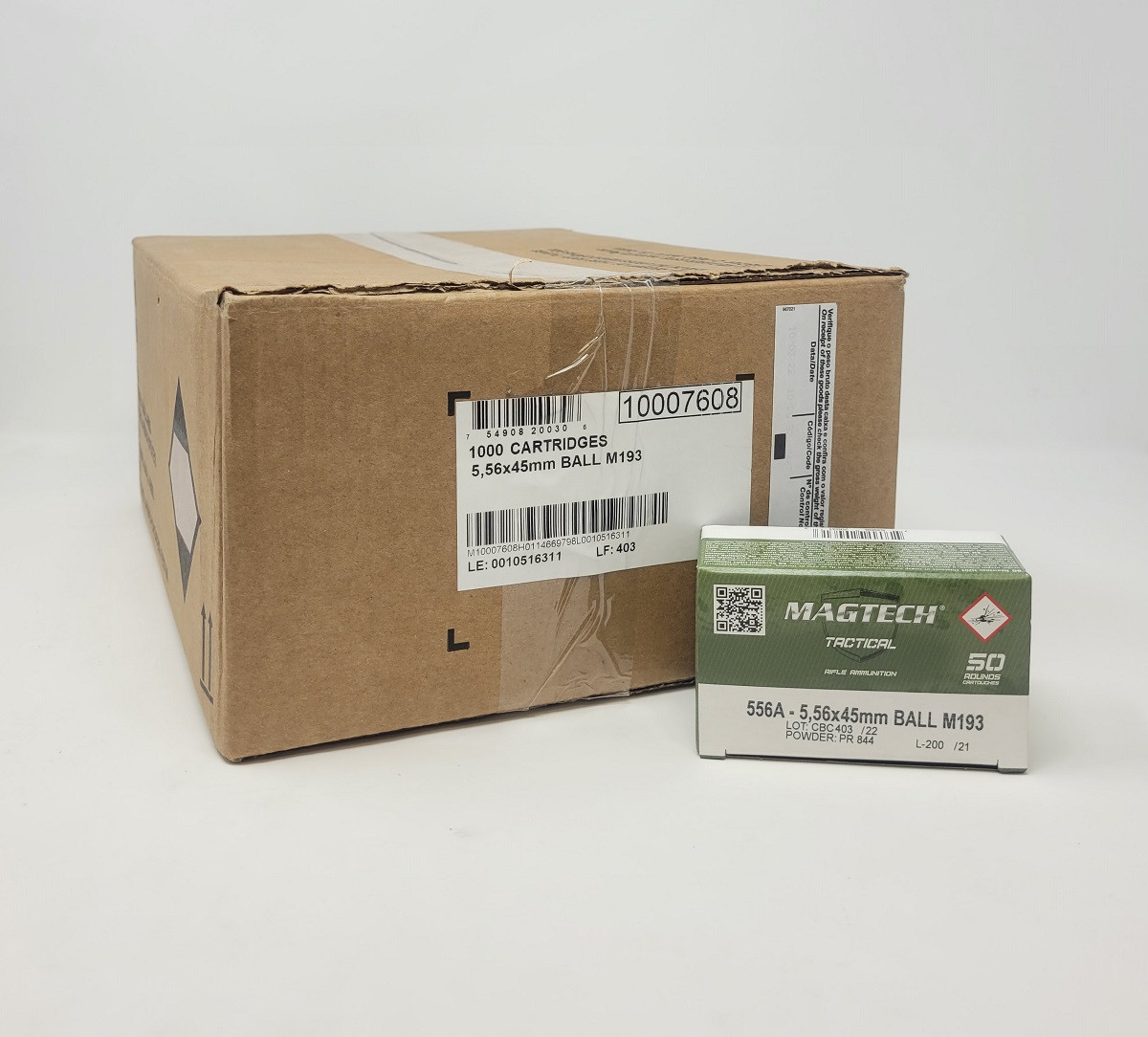 5.56 NATO Ammo - Bulk Magtech Ammo Ball M193 FMJ Bulk Magtech Ball M193 FMJ Ammo