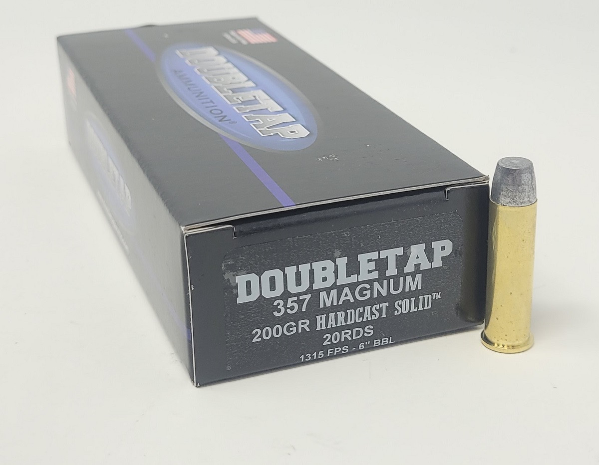 357 Mag Ammo - Double Tap Ammo Hard Cast Solid Flat Nose Double Tap Hard Cast Solid Flat Nose Ammo