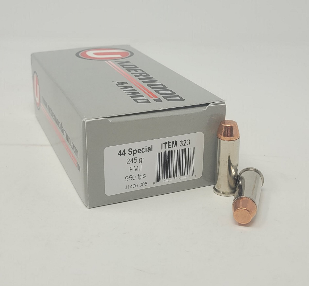 Underwood Flat Nose FMJ Ammo