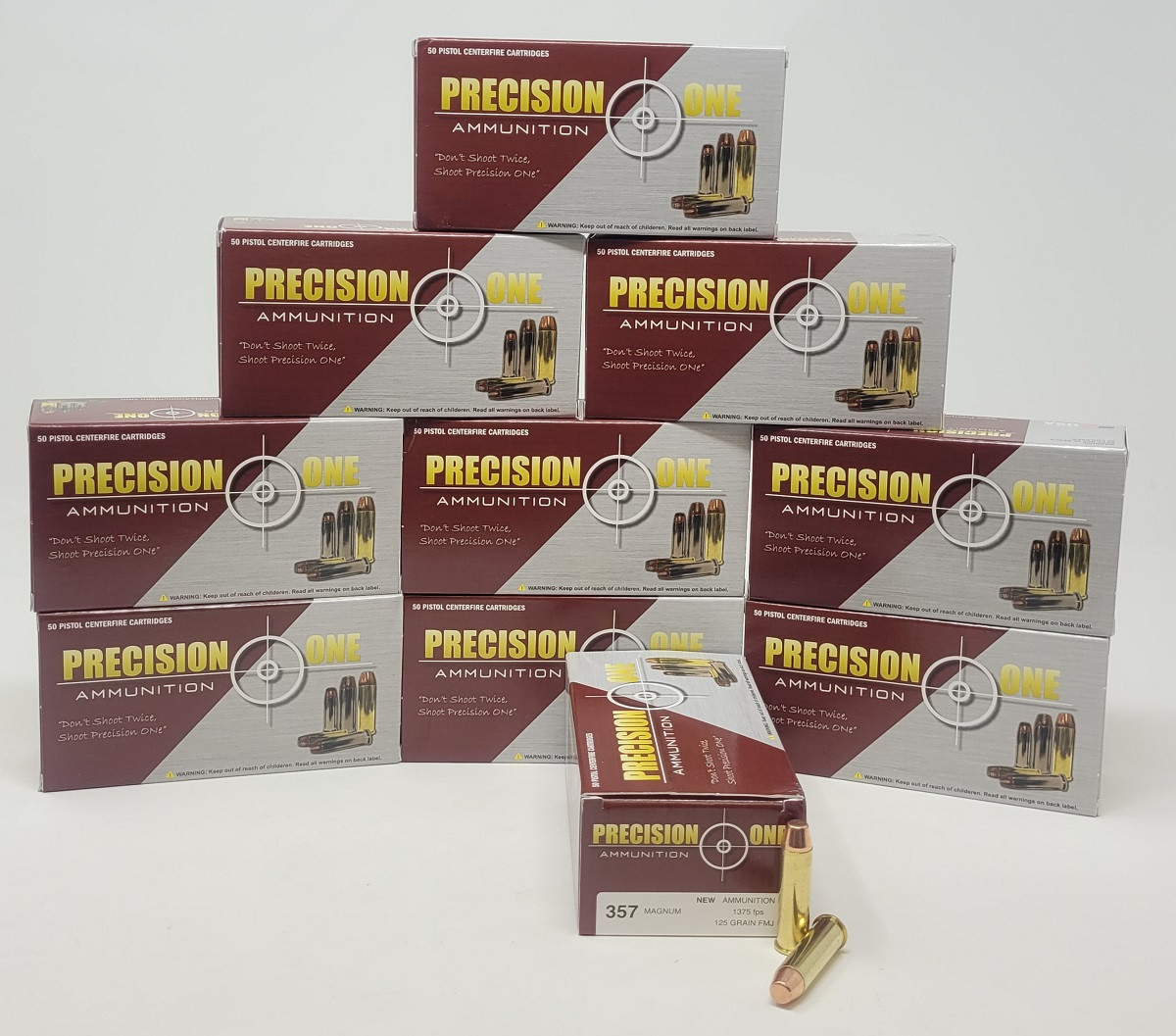 Bulk Precision One FMJ Ammo