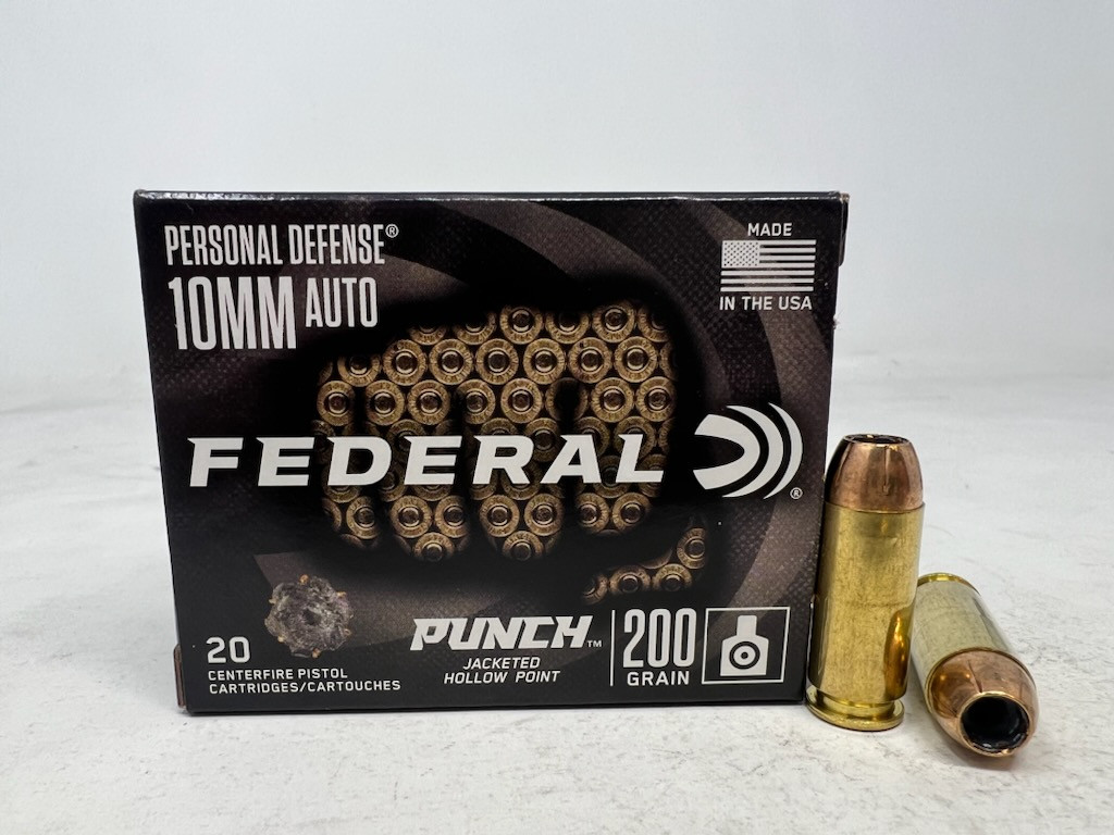 10mm Auto Ammo - Federal Personal Defense Ammo Punch HP JHP Federal Personal Defense Punch HP JHP Ammo