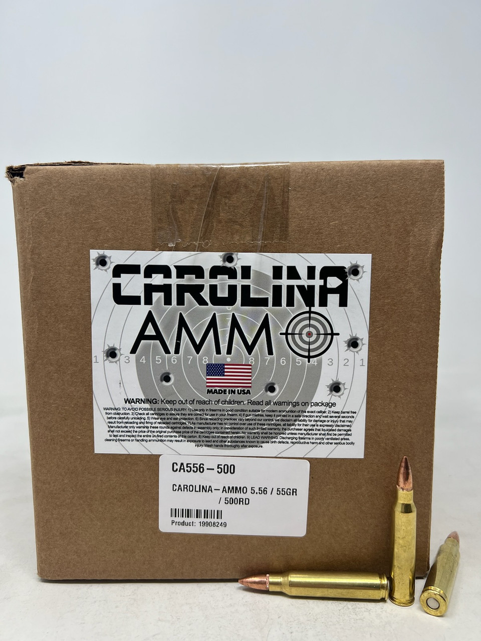 5.56 NATO Ammo - Bulk Carolina Ammo FMJ Bulk Carolina FMJ Ammo