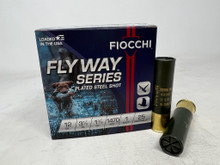 Fiocchi 12 Gauge Ammunition Flyway Series FI1235ST1 3-1/2" #1 Plated Steel Shot 1-3/8oz 1470fps 25 Rounds