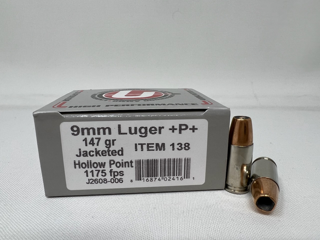 Underwood Luger HP JHP +P+ Ammo