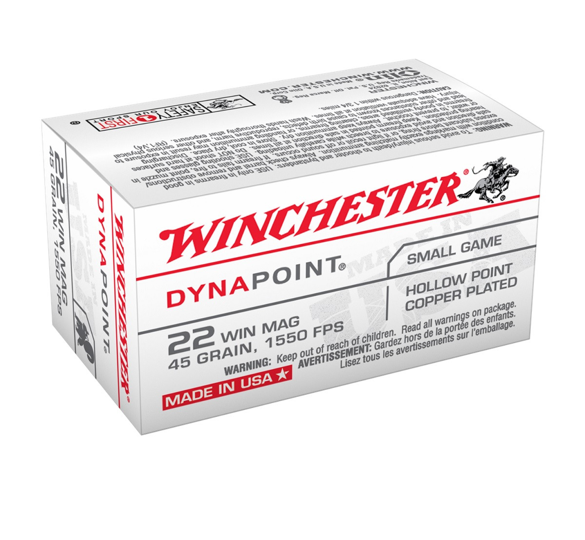 Winchester Mag Dynapoint Plated Sleeve HP Ammo