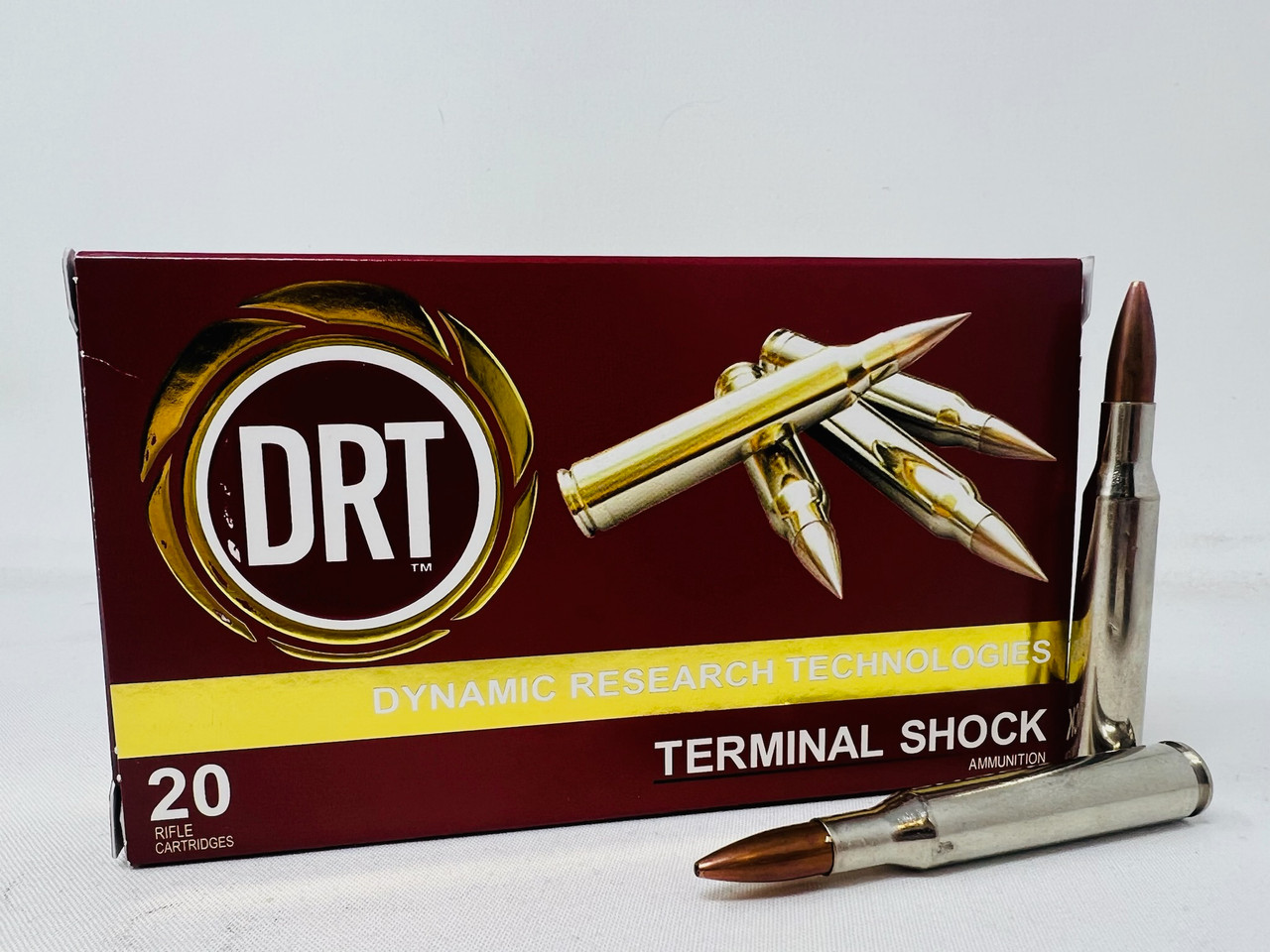 DRT Terminal Shock Nickel Plated Brass HP Ammo