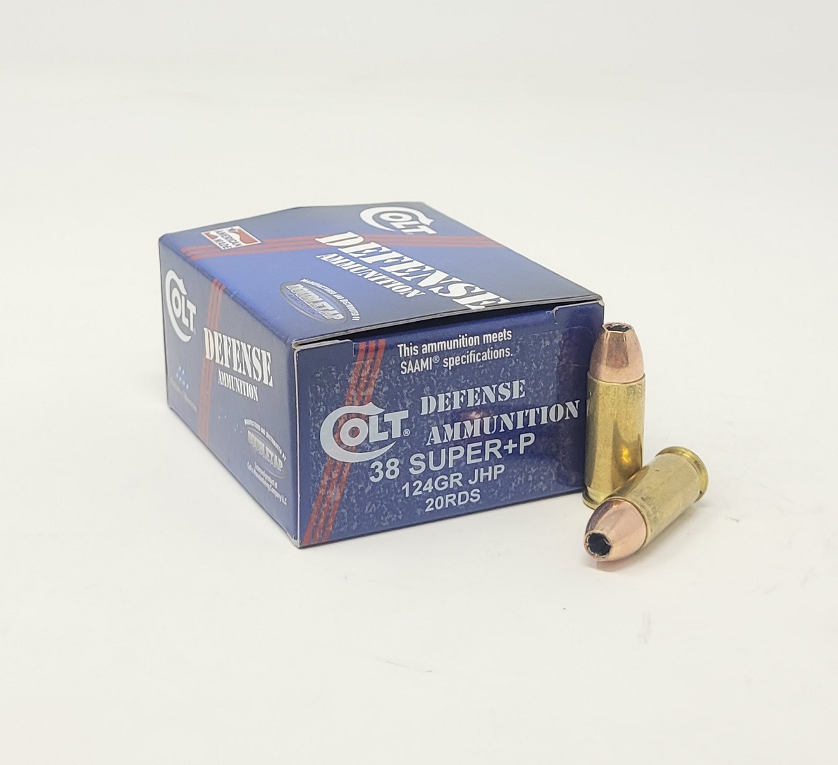 38 Super Auto Ammo - DoubleTap Ammo Colt Defense HP JHP +P DoubleTap Colt Defense HP JHP +P Ammo