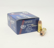 DoubleTap 45 Auto Ammunition Colt Defense DT45ACP230CD20 230 Grain Jacketed Hollow Point 20 Rounds