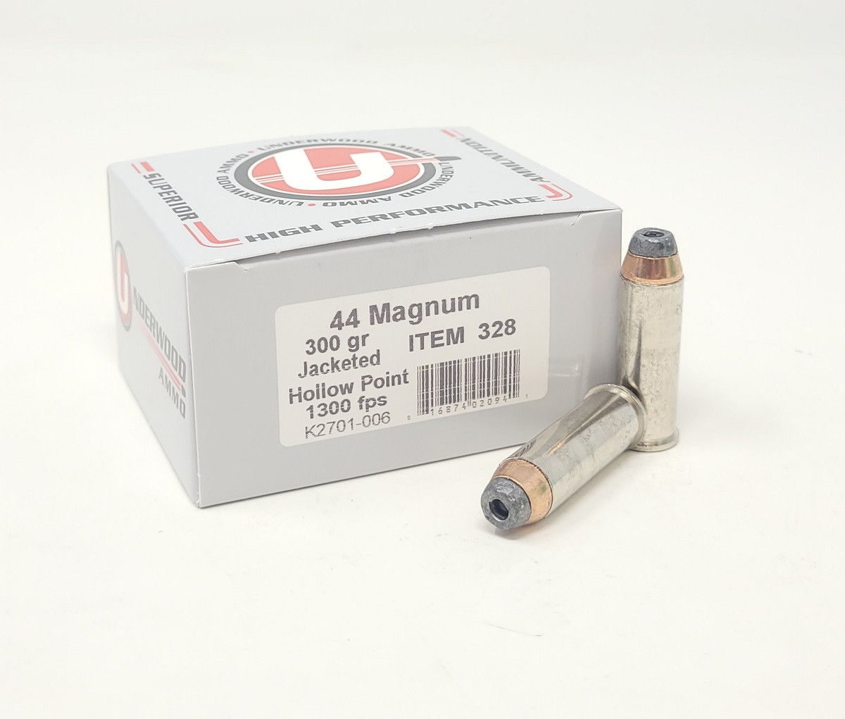 44 Mag Ammo - Underwood Ammo HP JHP Underwood HP JHP Ammo