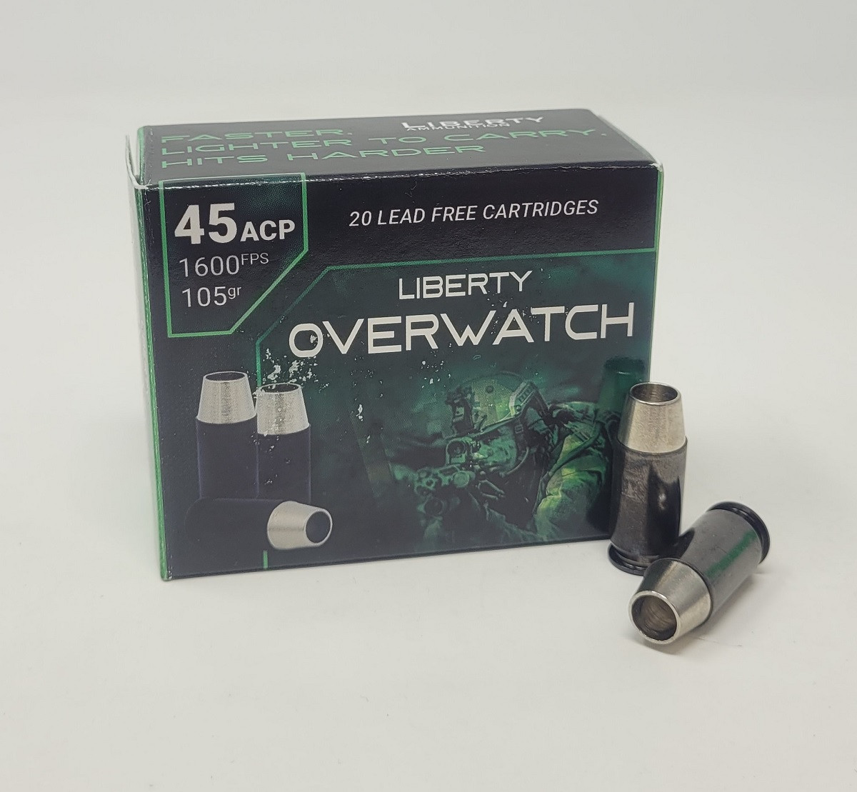 Liberty Overwatch Lead Free HP +P Ammo