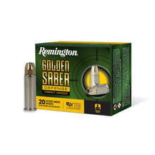 Remington 38 Special +P Ammunition Golden Saber Defense GSC38SBN 125 Grain Brass Jacketed Hollow Point 20 Rounds