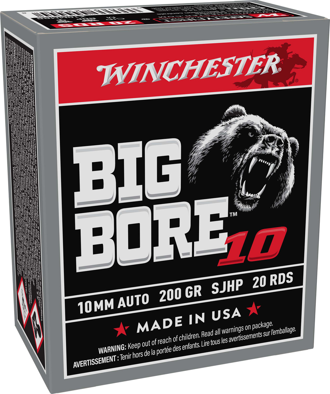 10mm Auto Ammo - Winchester Ammo Big Bore Semi-J HP Winchester Big Bore Semi-J HP Ammo