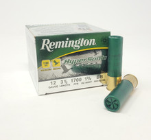 Remington 12 Gauge Ammunition HyperSonic Steel HSS1235B 3-1/2" Zinc Plated Steel BB Shot 1-3/8oz 1700fps 25 Rounds