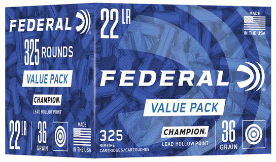 22LR Ammo - Federal Ammo Champion Lead HP Federal Champion Lead HP Ammo