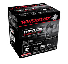 Winchester 12 Gauge Ammunition Drylok Super Steel Magnum XSM12L1 3-1/2" #1 Shot 1-9/16oz 1300fps 25 Rounds