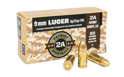 Patriot Sports Luger FMJ Ammo