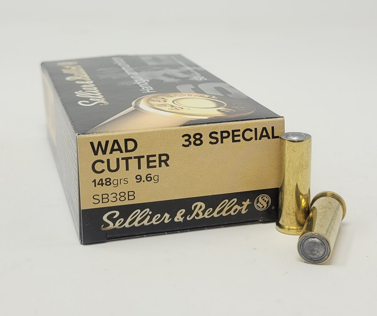 38 Special Ammo - Sellier & Bellot Ammo Wadcutter Sellier & Bellot Wadcutter Ammo