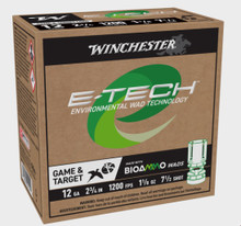 Winchester 12 Gauge Ammunition E-Tech WCM127CASE 2-3/4" #7.5 Shot 1-1/8oz 1200fps CASE 250 Rounds