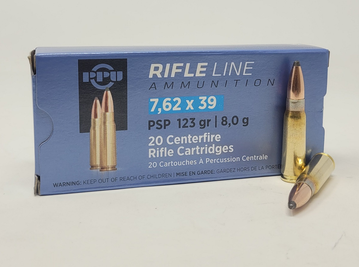 7.62x39mm Ammo - Prvi PPU Ammo Line Pointed SP Prvi PPU Line Pointed SP Ammo