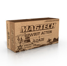 Magtech 38 Special Ammunition Cowboy Action Loads MT38U 125 Grain Lead Flat Nose 50 Rounds