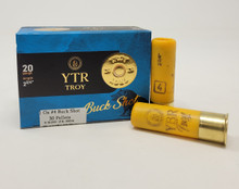 Troy 20 Gauge Ammunition TRY20GA4BUCK 2-3/4" #4 Buckshot 30 Pellet 10 Rounds