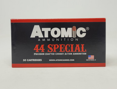 Atomic 44 Special Ammunition Cowboy Action ATOM004 200 Grain Lead Round ...