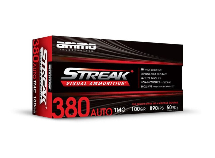 Ammo Inc Red Streak Visual Total Metal Coating Ammo