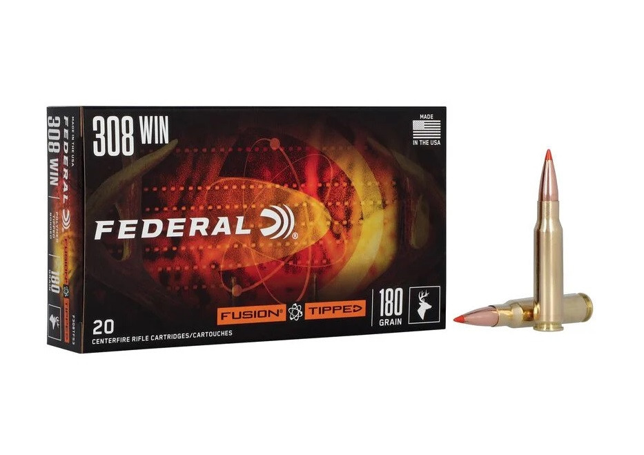 308/7.62x51mm Ammo - Federal Ammo Fusion Tipped Polymer Bonded Federal Fusion Tipped Polymer Bonded Ammo