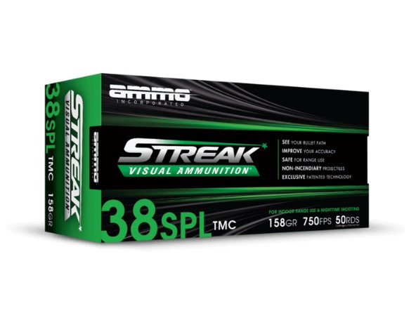 38 Special Ammo - Ammo Inc Green Streak Visual Total Metal Coating Ammo Inc Green Streak Visual Total Metal Coating Ammo